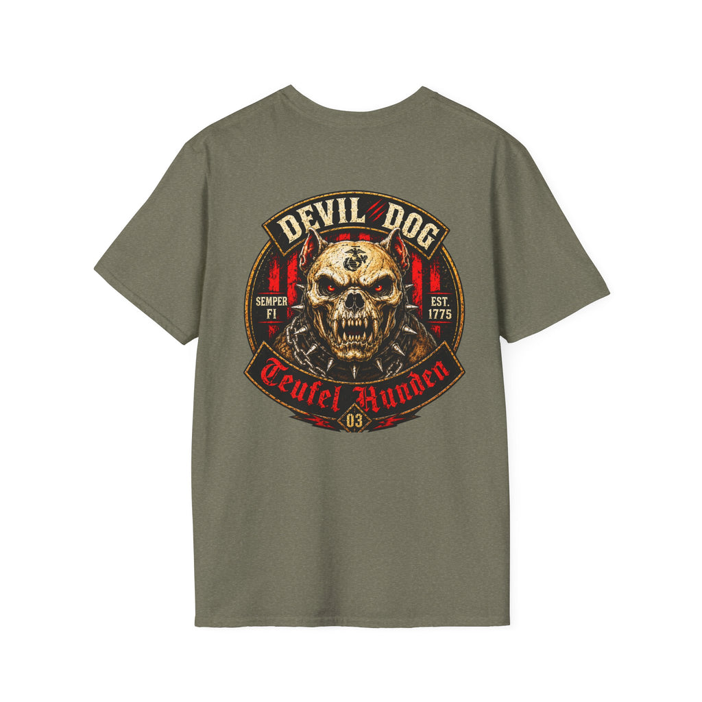 Devil Dog, Teufel Hunden Marine Corps T-Shirt