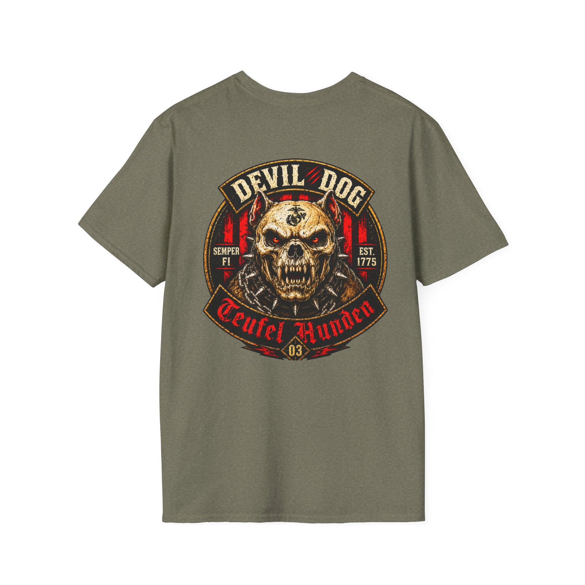 Devil Dog, Teufel Hunden Marine Corps T-Shirt