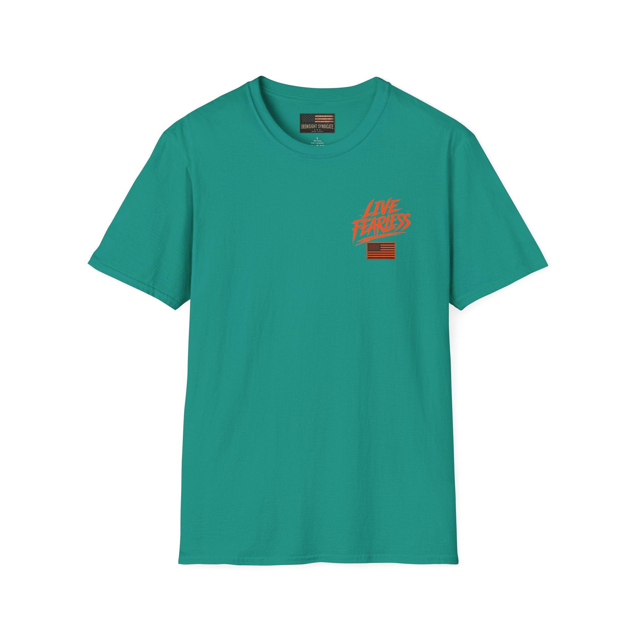 Live Fearless – Ancient Warrior Skull T-Shirt
