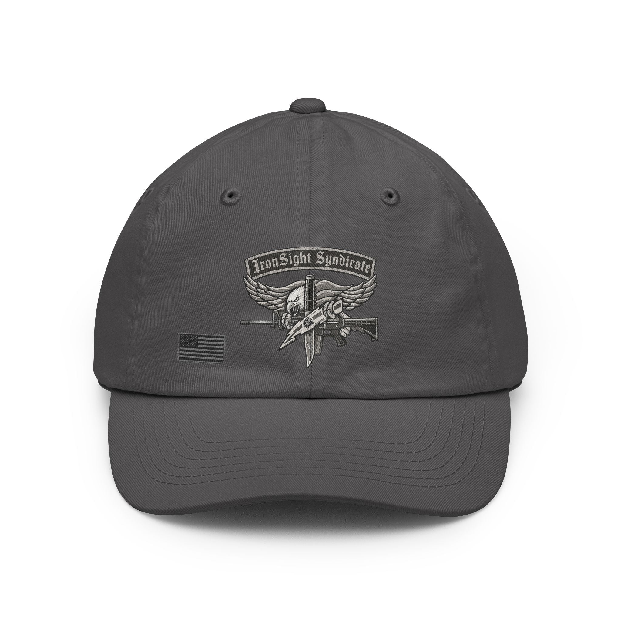 SWAT Eagle Law Enforcement Dad Hat - Charcoal | Ironsight Syndicate