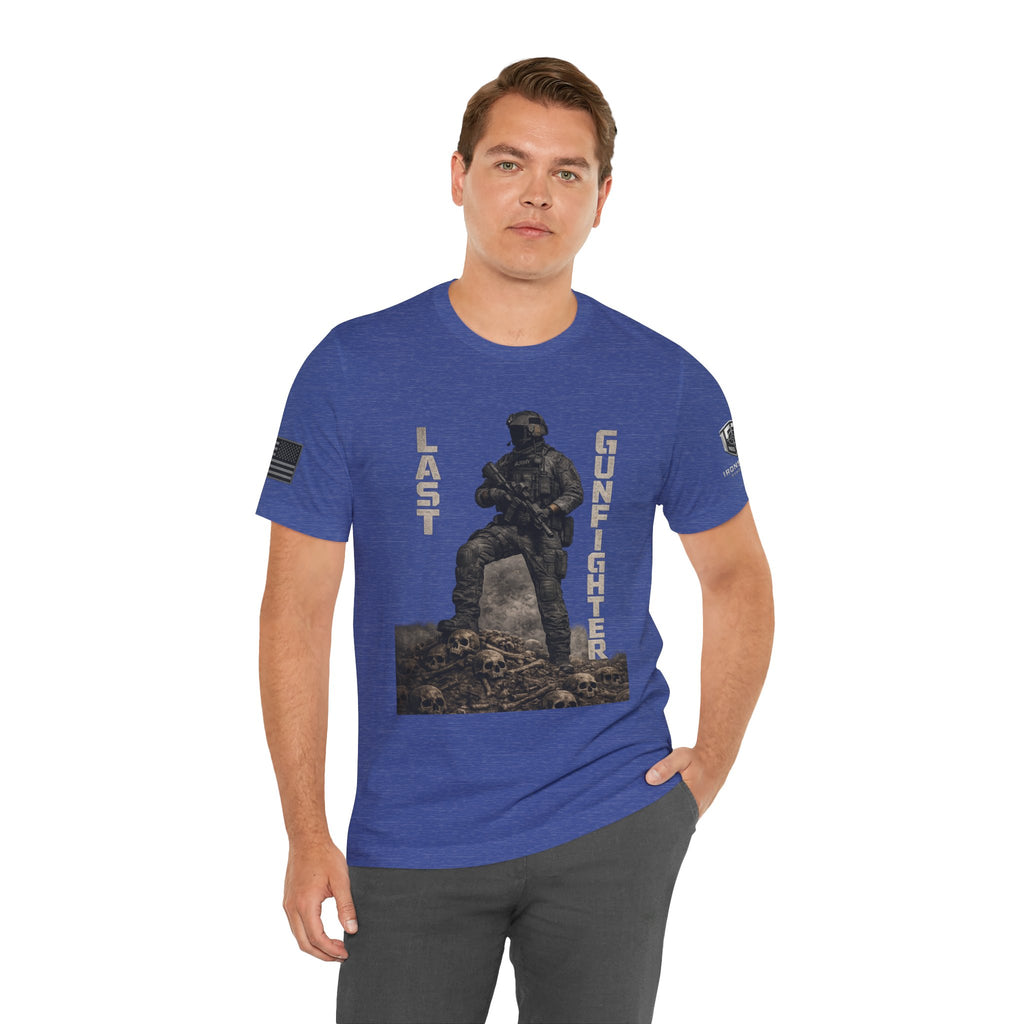 Last Gunfighter Infantry Inspired Patriotic T-Shirt | Ironsight Syndicate
