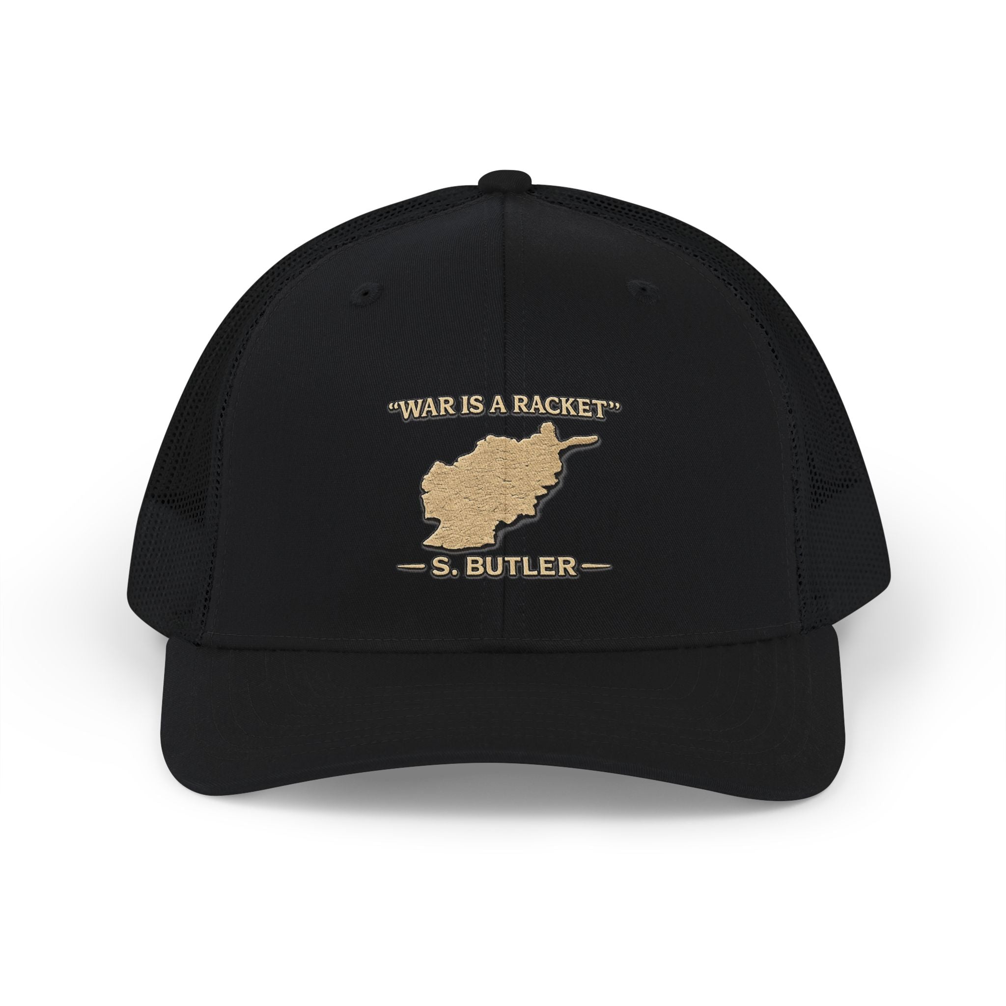War is a Racket- Veteran Trucker Cap