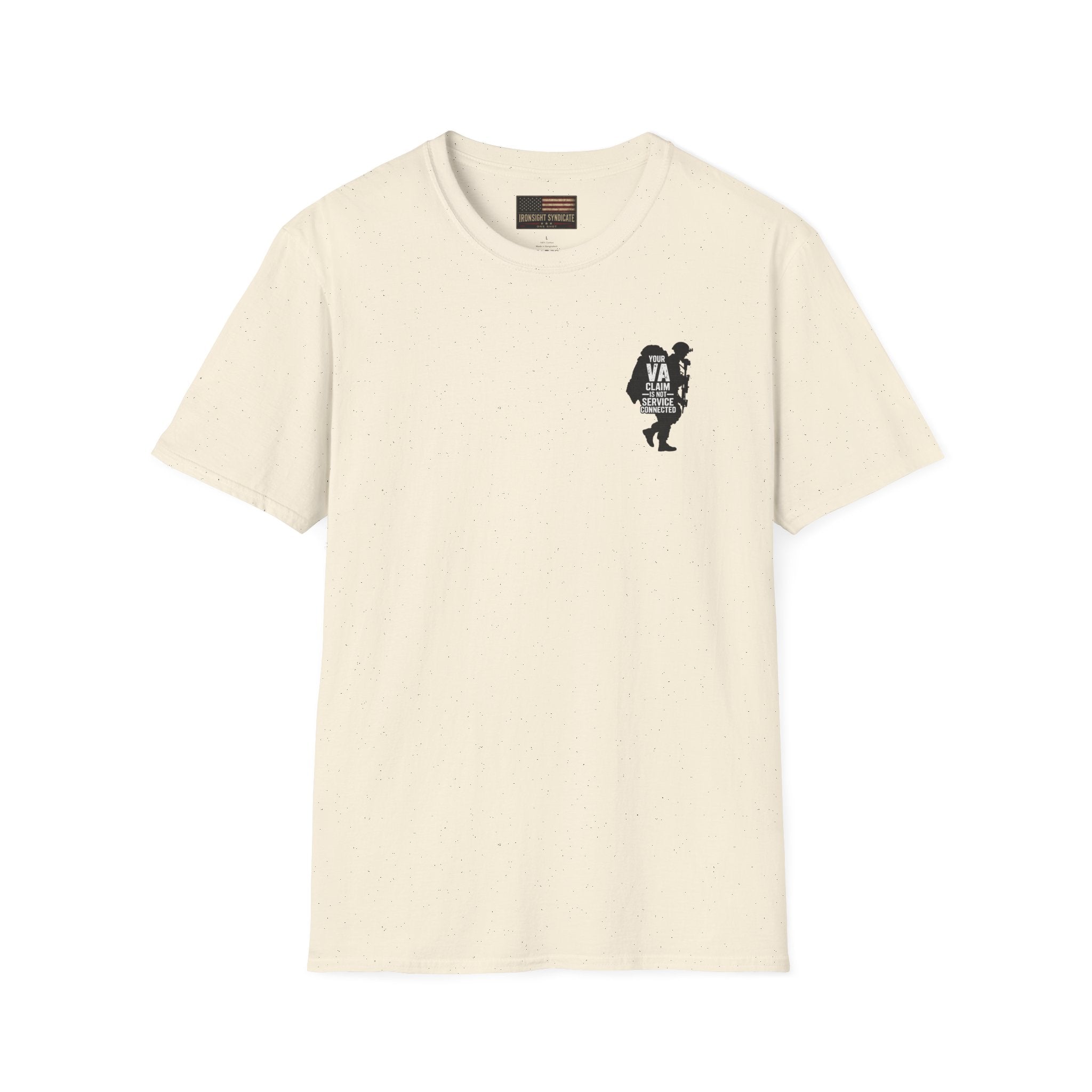 VA Tinnitus Claim is Not Service Connected T-Shirt | Ironsight Syndicate
