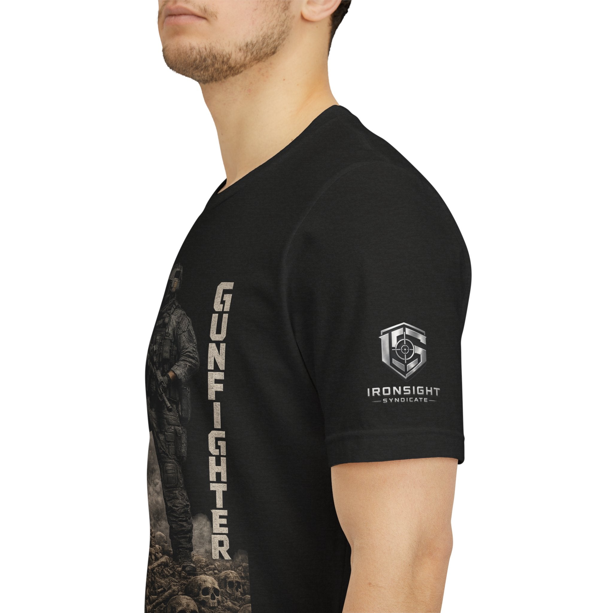 Last Gunfighter Infantry Inspired Patriotic T-Shirt | Ironsight Syndicate