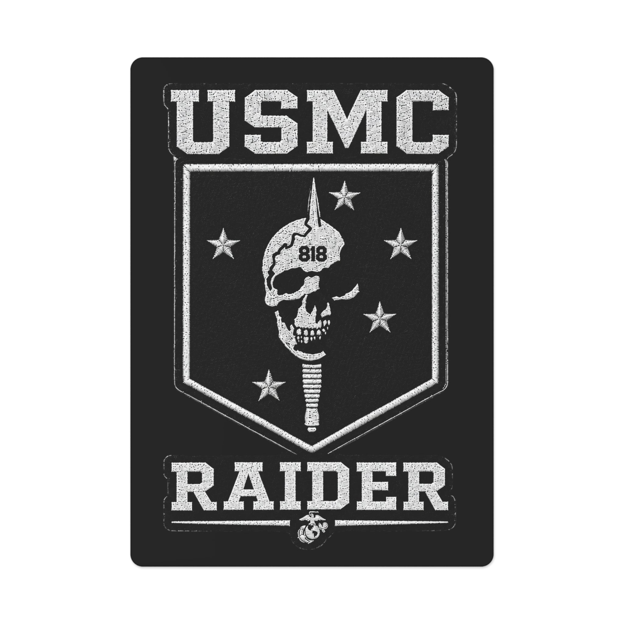 USMC Raider Custom Death Cards — Marine Military Playing Cards — Ironsight Syndicate