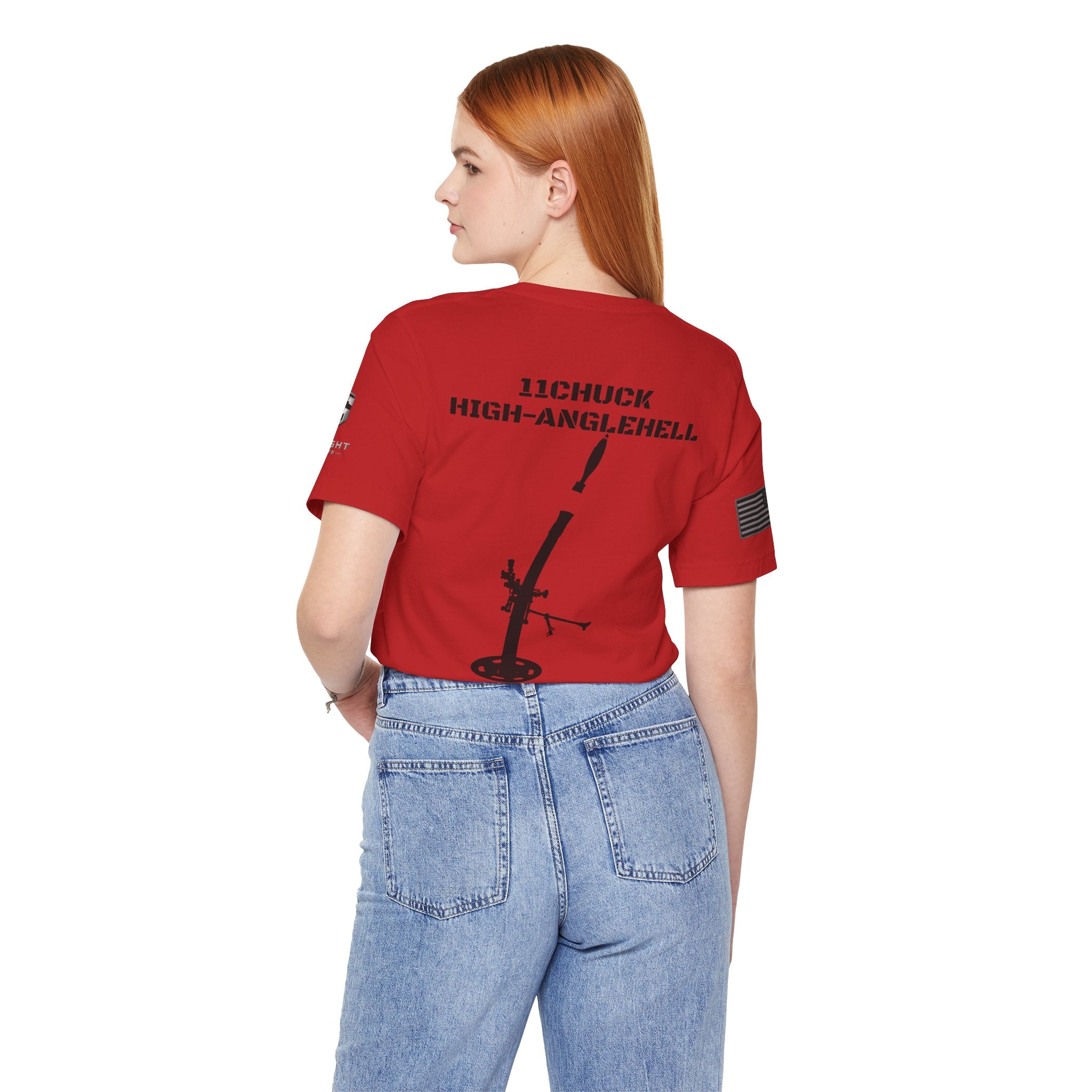 11Chuck Indirect Fire Infantryman Inspired Patriotic T-Shirt