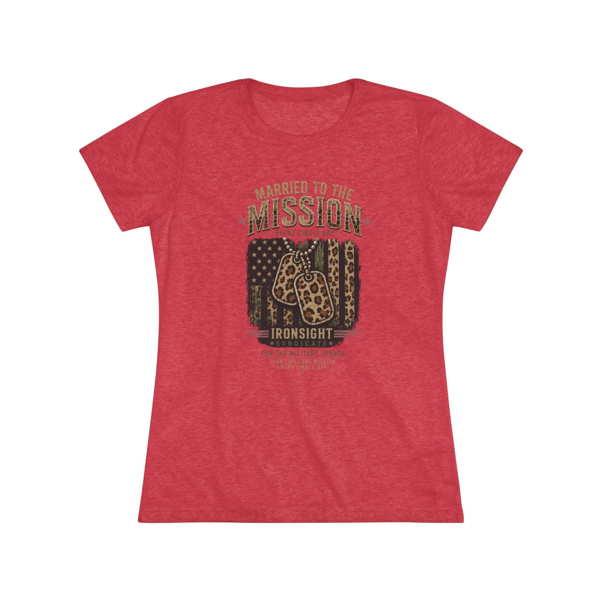 Married to the Mission Tee — Women's Military Spouse Graphic Shirt