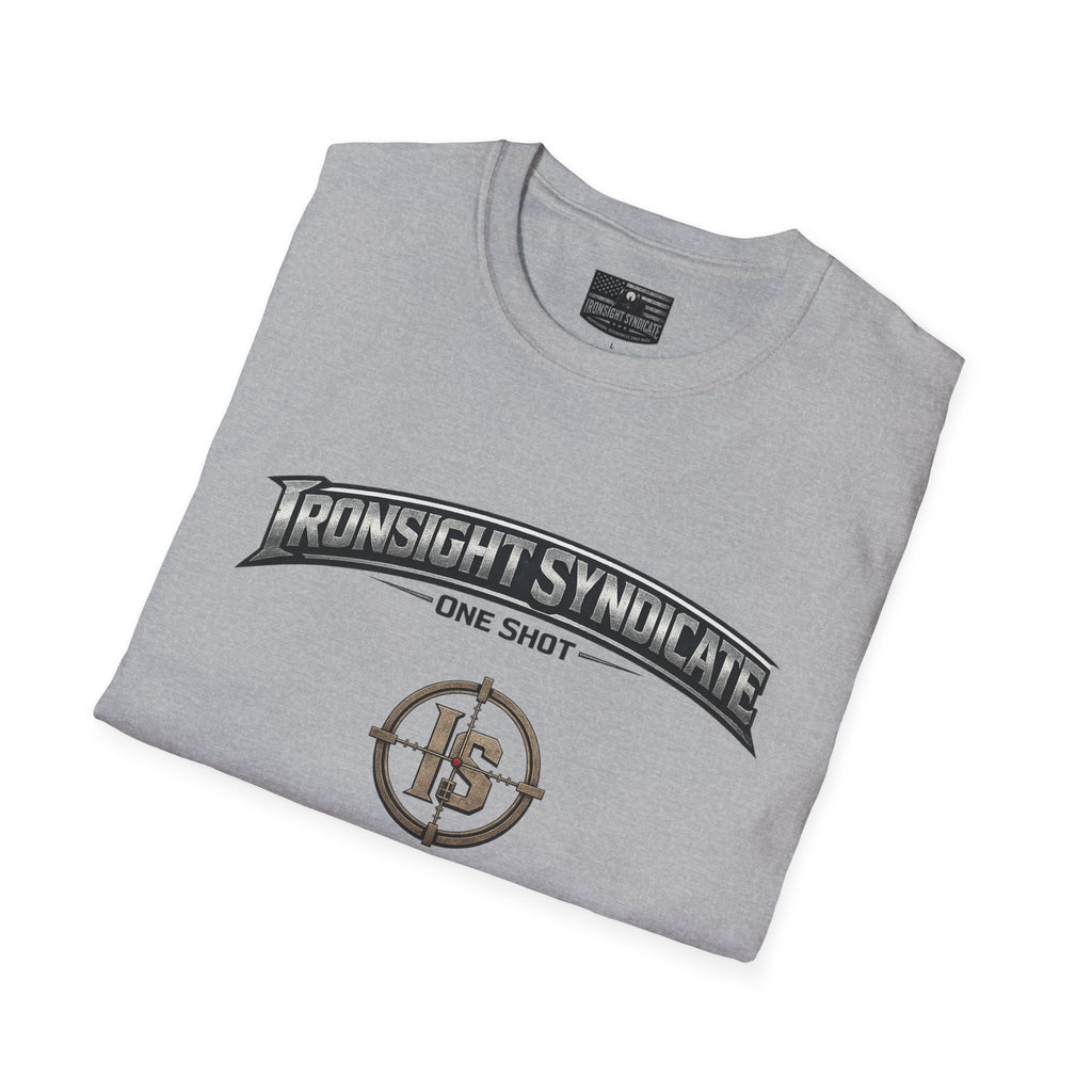 Red White and Blue Ironsight Syndicate T-Shirt, Adult (13 and up), unisex