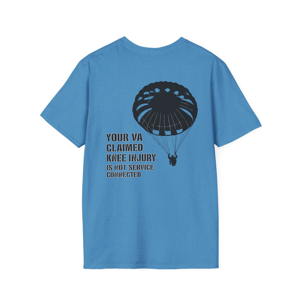 VA Knee injury claim is not service connected T-Shirt | Ironsight Syndicate