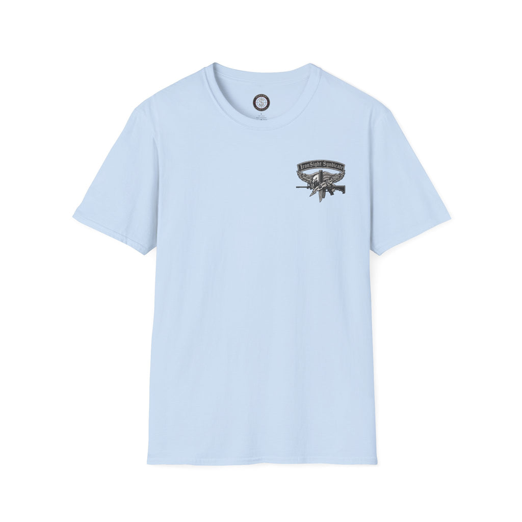 SWAT Eagle T-Shirt — "IronSight Syndicate"  T-Shirt | Patriotic Military Graphic Tee for Veterans & Patriots, Adult (13 and up), unisex