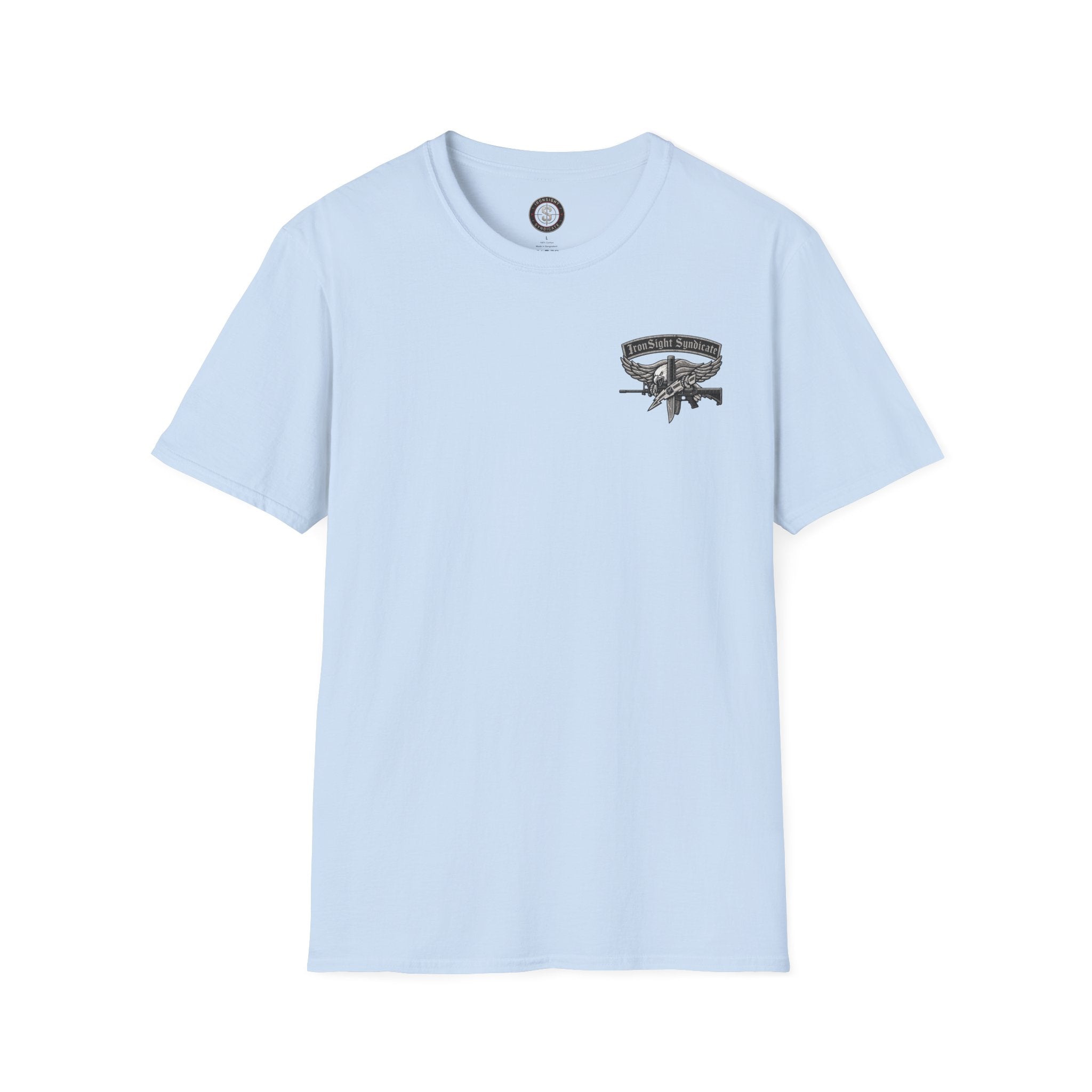 SWAT Eagle T-Shirt — "IronSight Syndicate"  T-Shirt | Patriotic Military Graphic Tee for Veterans & Patriots, Adult (13 and up), unisex