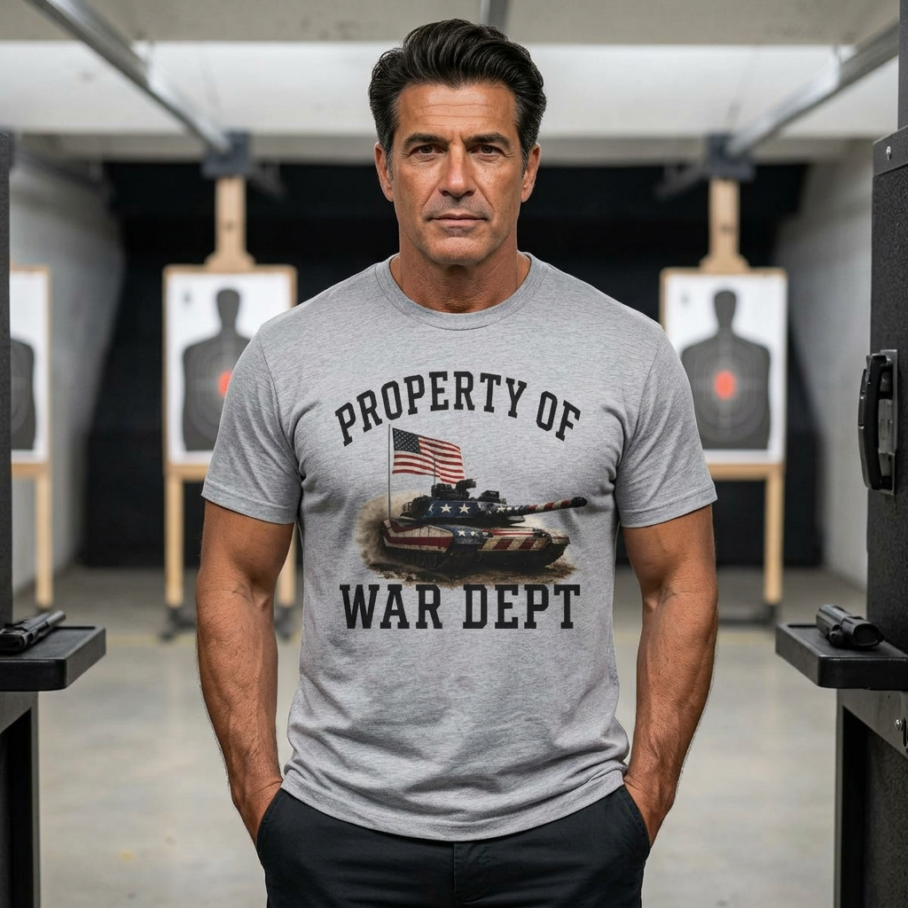 War Dept Athletic T-Shirt | Patriotic Military Training Tee for Veterans & Patriots, Adult (13 and up), unisex