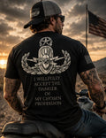 US Navy Master EOD Tech T-Shirt | Patriotic Tee for Veterans, Adult (13 and up), unisex