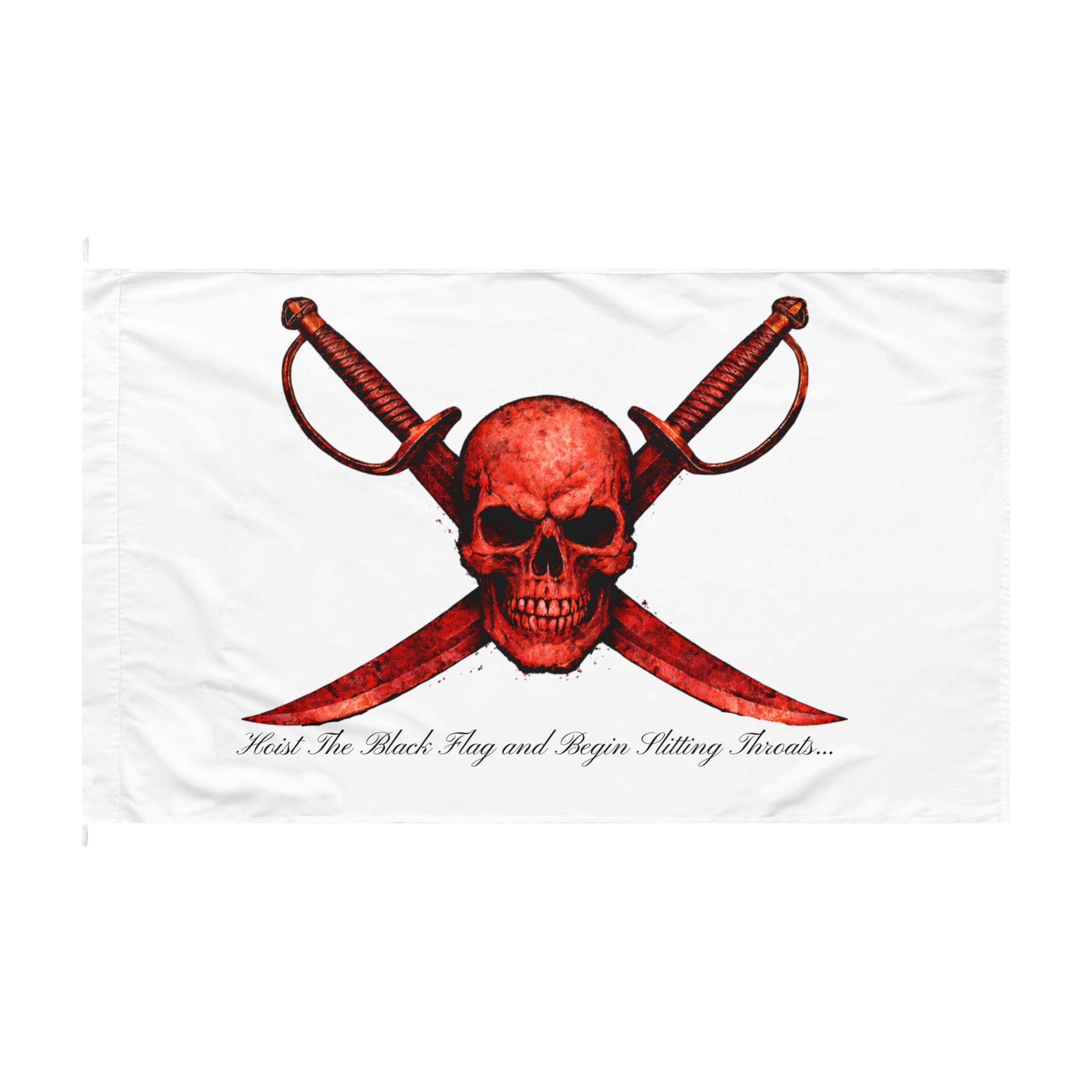 Blood Red Jolly Flag - 60 x 36 in | Ironsight Syndicate