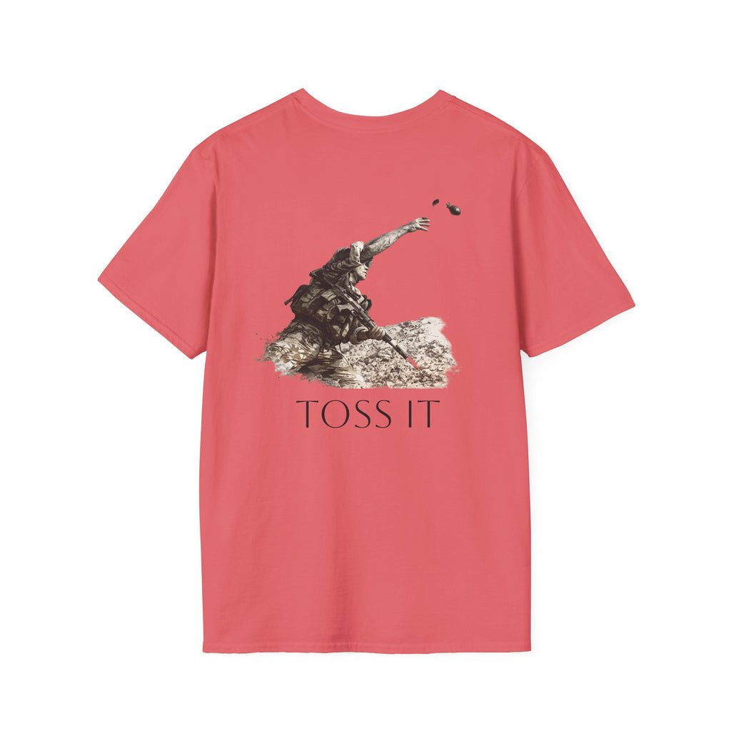 Toss It.  Funny Hand Grenade Tee