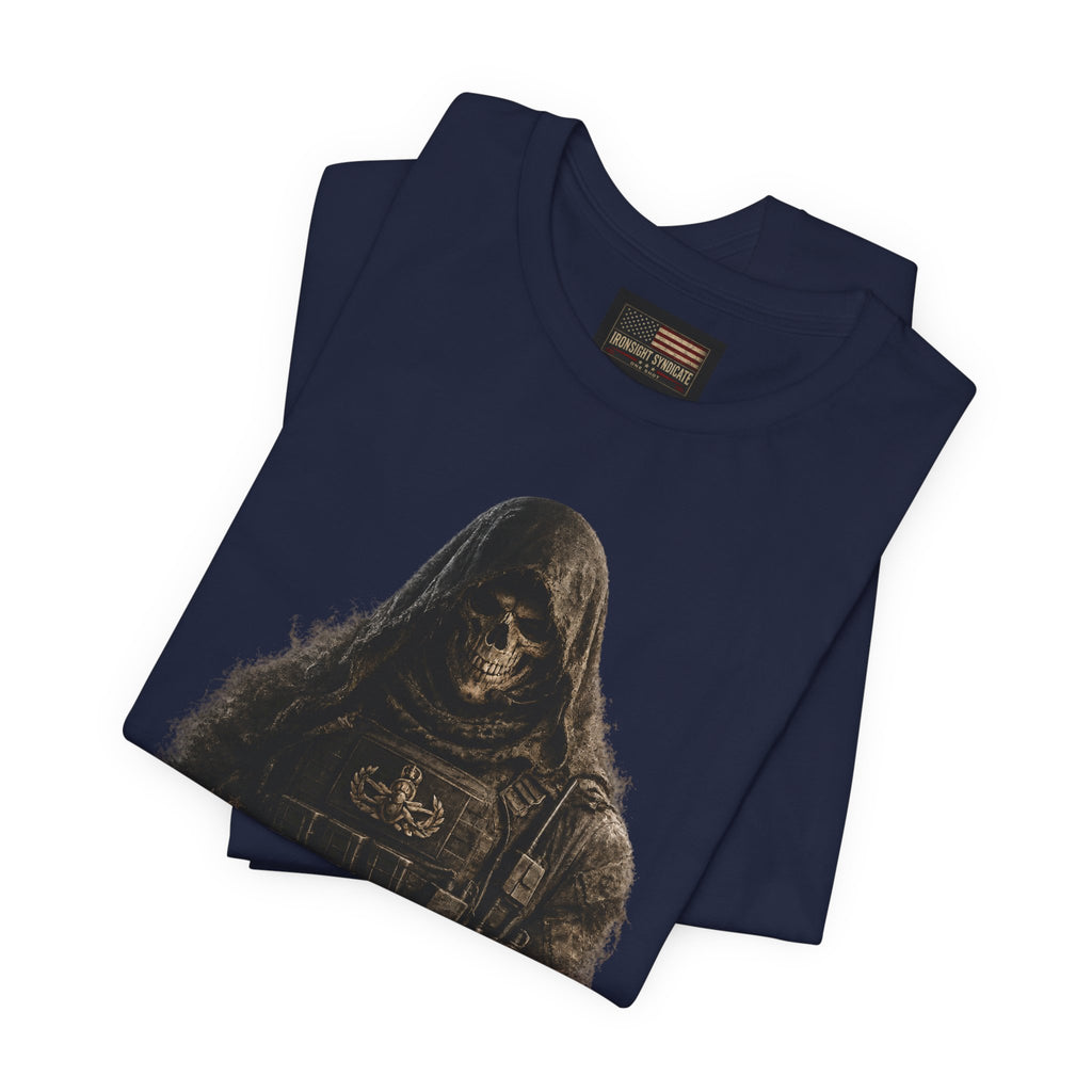 Master EOD Tech Reaper T-Shirt | Patriotic Tee for Veterans, Adult (13 and up), unisex