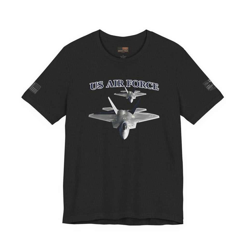 F-22 Raptor USAF Stealth Fighter Jet Graphic Tee – Premium Air Force Pride T-Shirt for Veterans & Active Duty