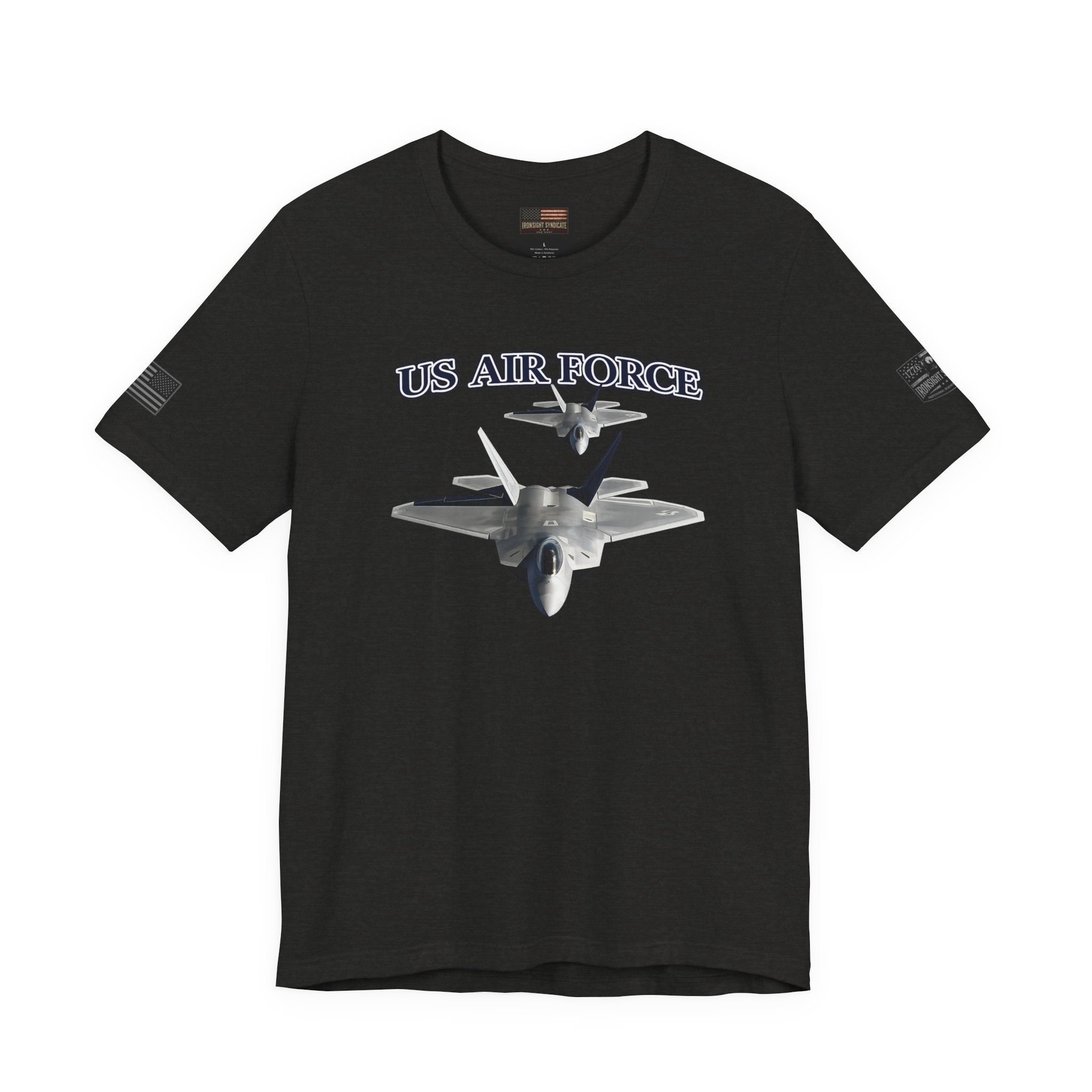 F-22 Raptor USAF Stealth Fighter Jet Graphic Tee – Premium Air Force Pride T-Shirt for Veterans & Active Duty