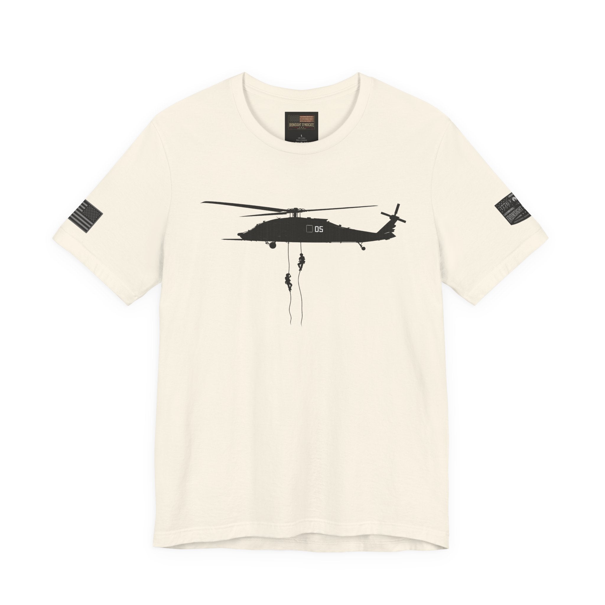 Air Assault Air Mobile Graphic T-Shirt — Natural — Military Veteran Apparel — Ironsight Syndicate