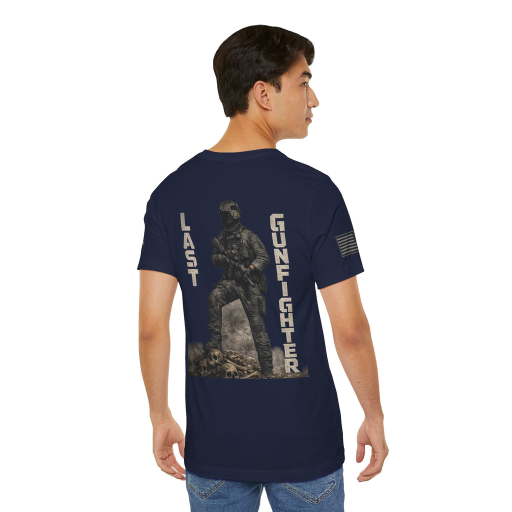 Last Gunfighter Infantry Inspired Patriotic T-Shirt | Ironsight Syndicate