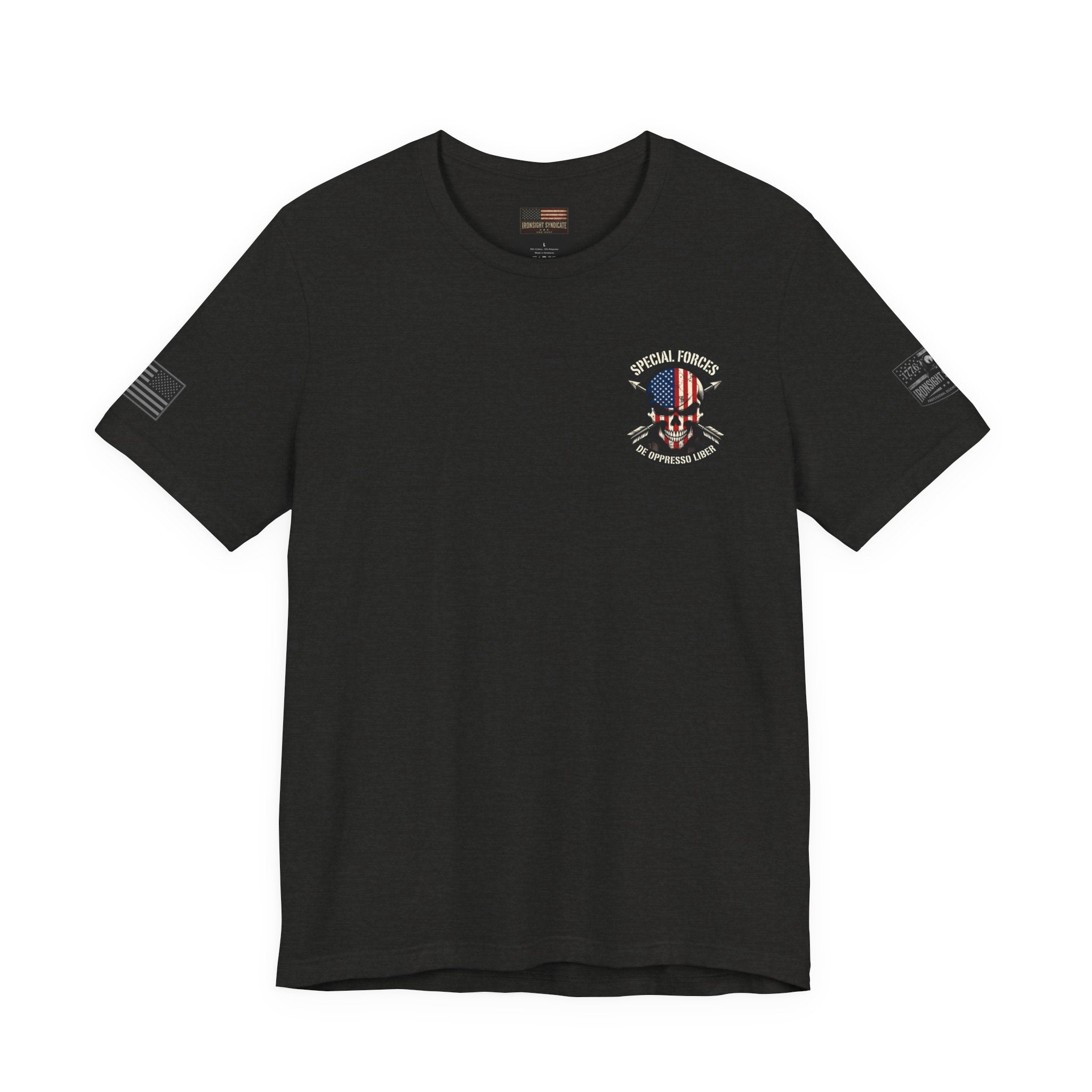 Special Forces De Oppresso Liber T-Shirt — Military Graphic Tee — Ironsight Syndicate