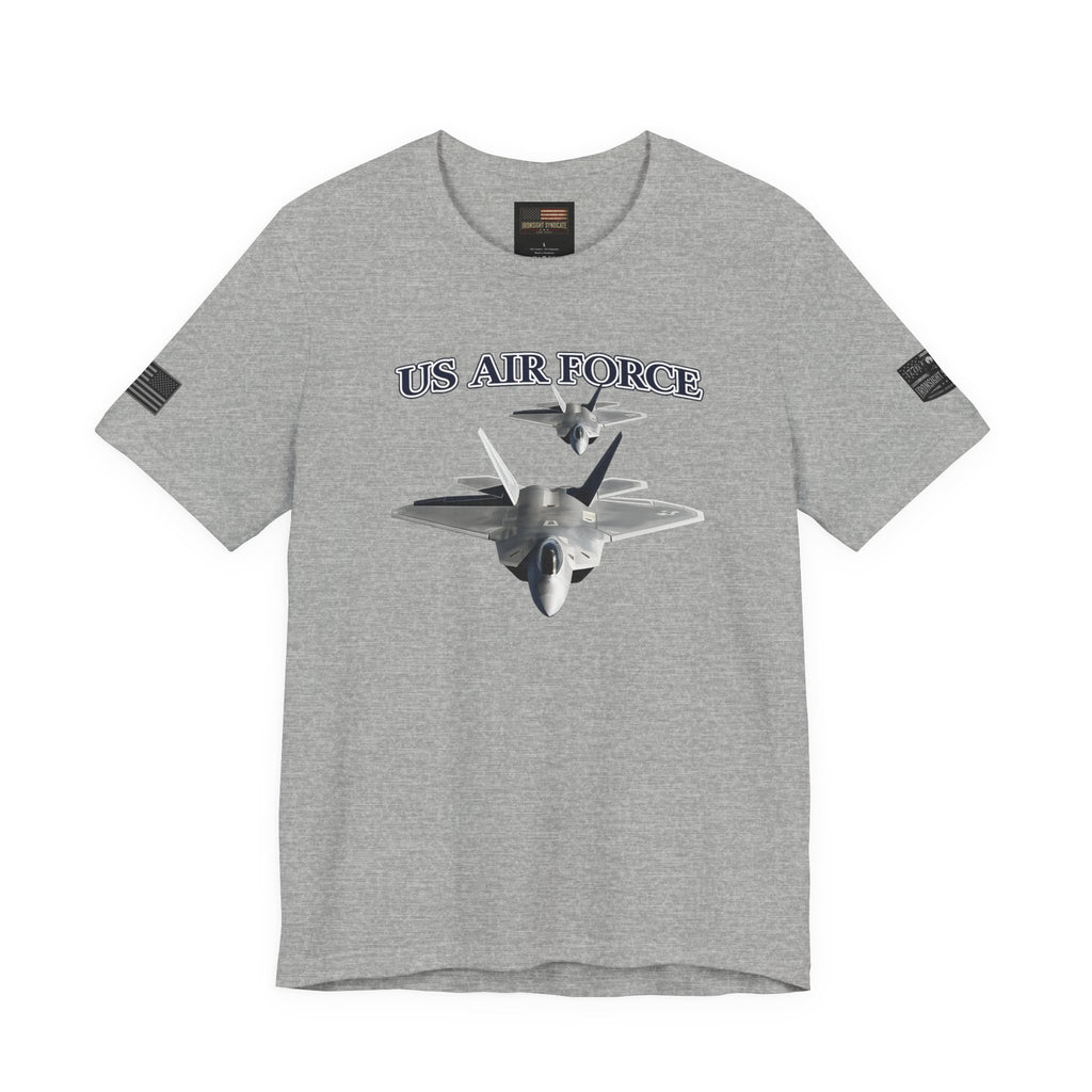 F-22 Raptor USAF Stealth Fighter Jet Graphic Tee – Premium Air Force Pride T-Shirt for Veterans & Active Duty