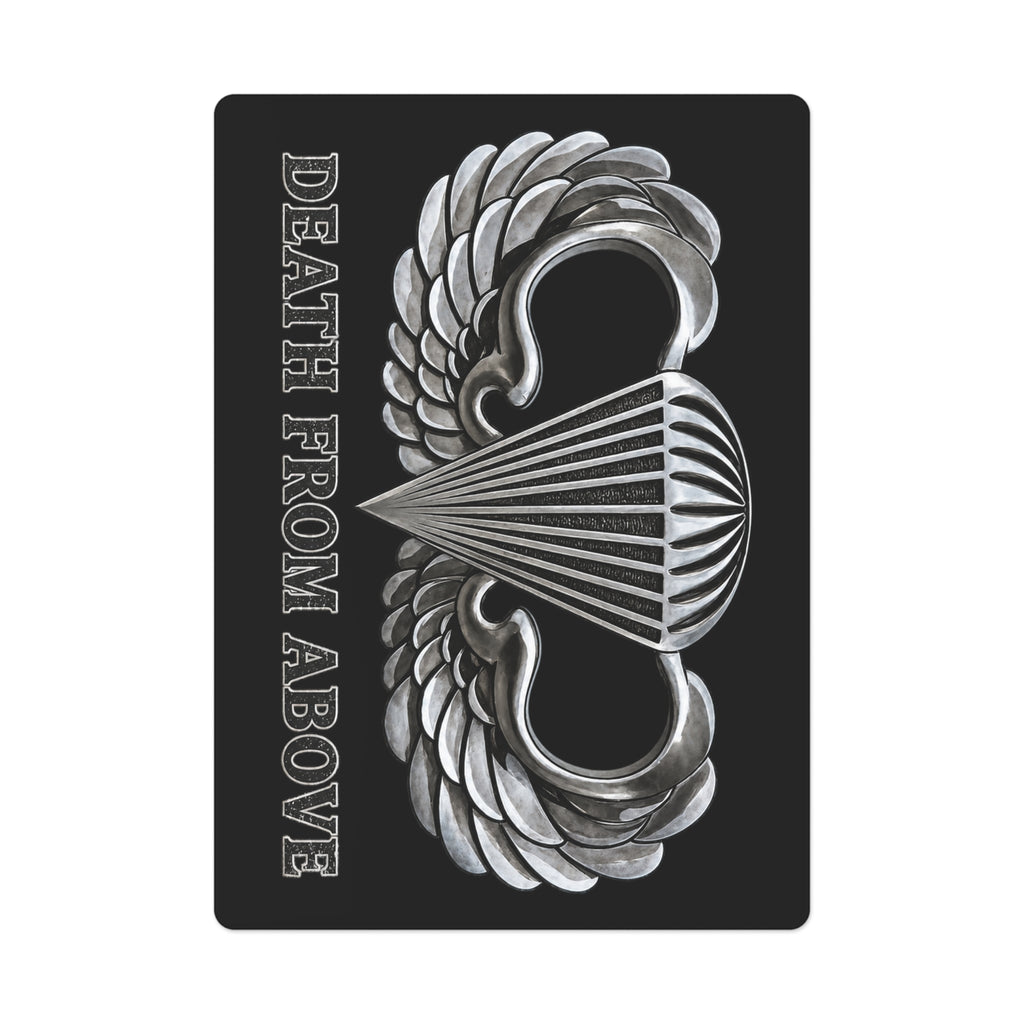 Airborne Custom Death Cards — Military Playing Cards — Ironsight Syndicate