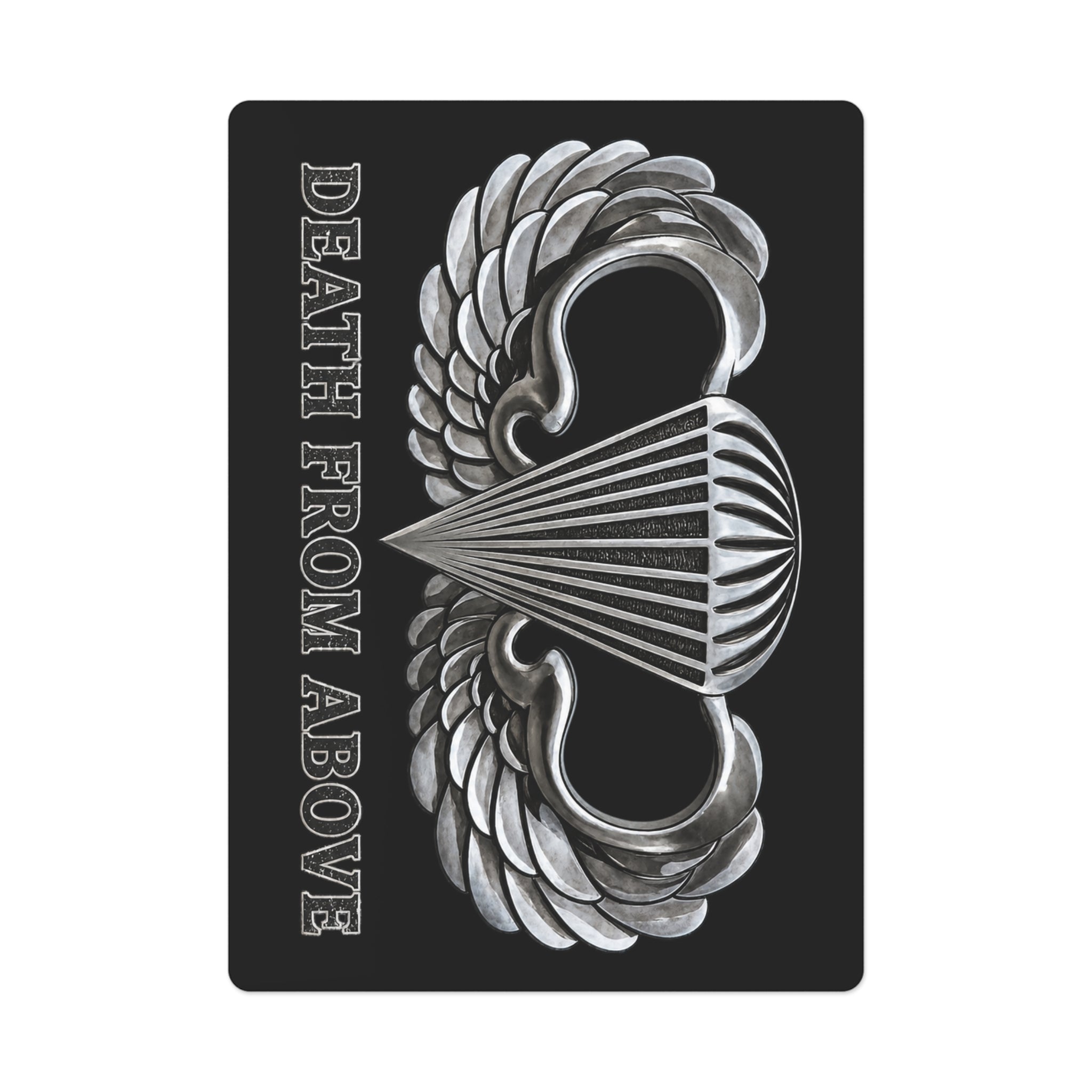 Airborne Custom Death Cards — Military Playing Cards — Ironsight Syndicate