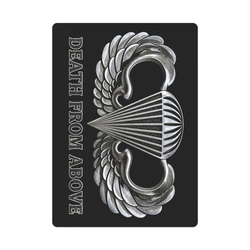 Airborne Custom Death Cards — Military Playing Cards — Ironsight Syndicate