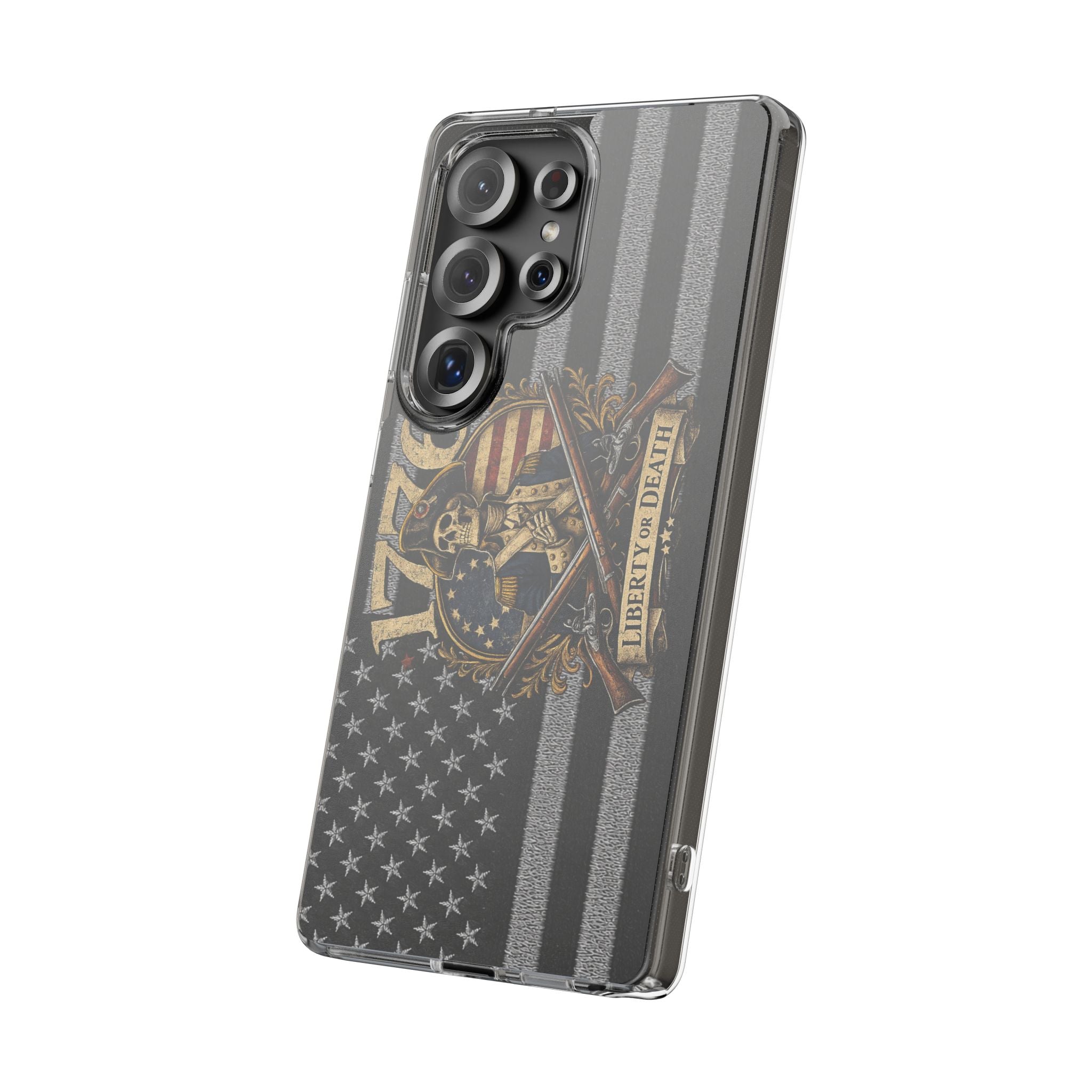 1776 commemorative Clear Impact-Resistant Phone Case