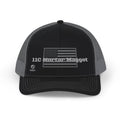 11C Mortar Maggot - Army Mortar Trucker Hat - Black / Charcoal | Ironsight Syndicate