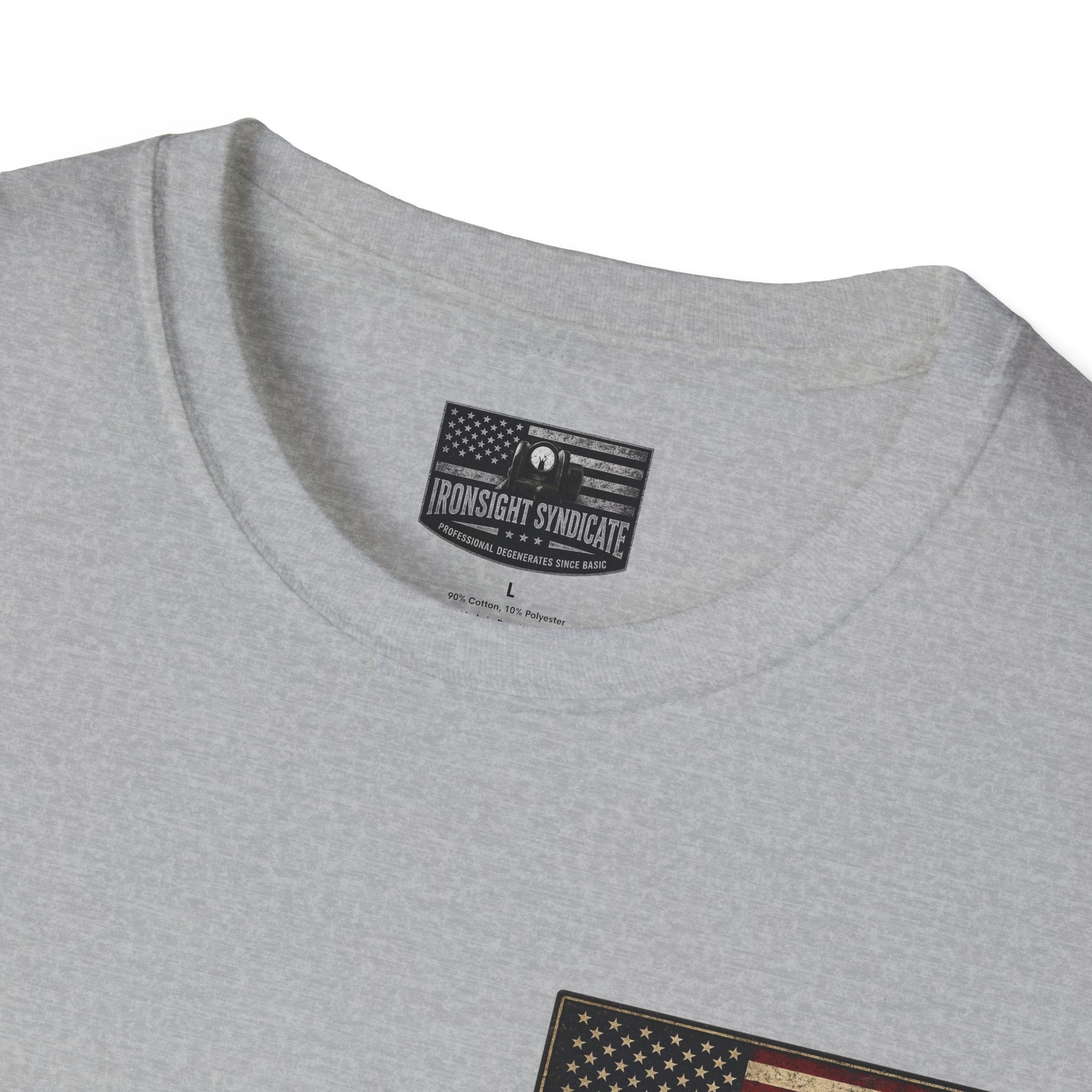 MH-60 Liberty Hawk! Patriotic Ironsight Syndicate T-Shirt | Patriotic Military Graphic Tee for Veterans & Patriots, Adult (13 and up), unisex
