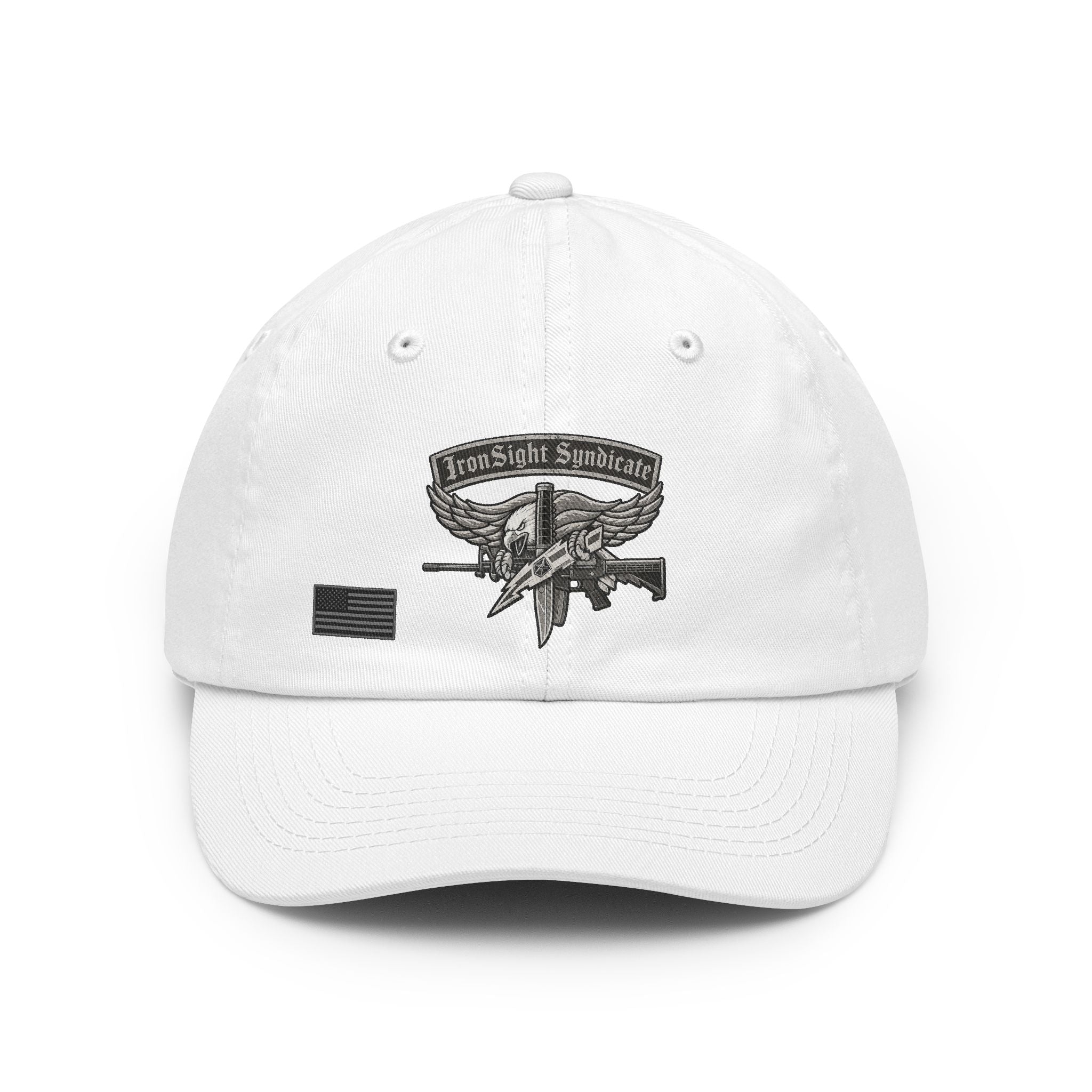 SWAT Eagle Law Enforcement Dad Hat - White | Ironsight Syndicate