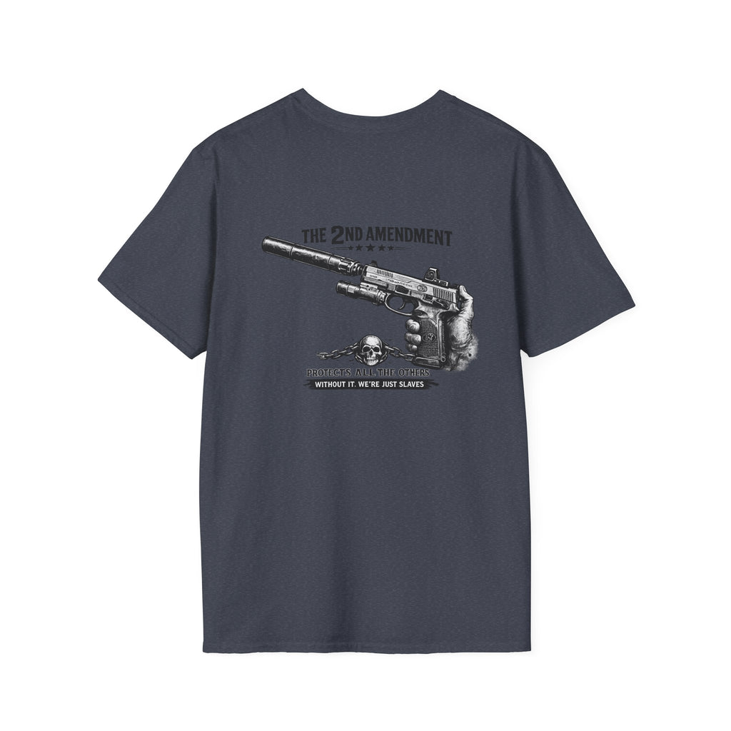 2nd Amendment T-Shirt | Patriotic Military Graphic Tee for Veterans & Patriots, Adult (13 and up), unisex