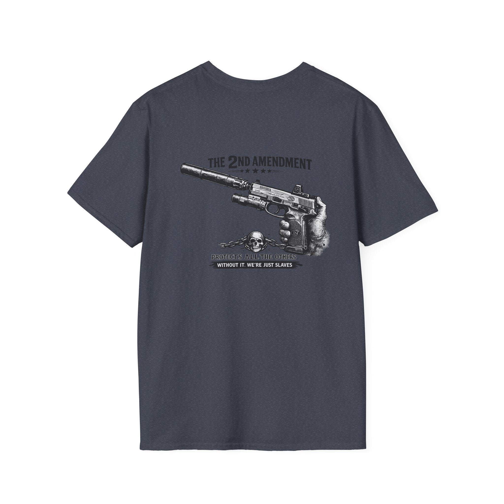 2nd Amendment T-Shirt | Patriotic Military Graphic Tee for Veterans & Patriots, Adult (13 and up), unisex