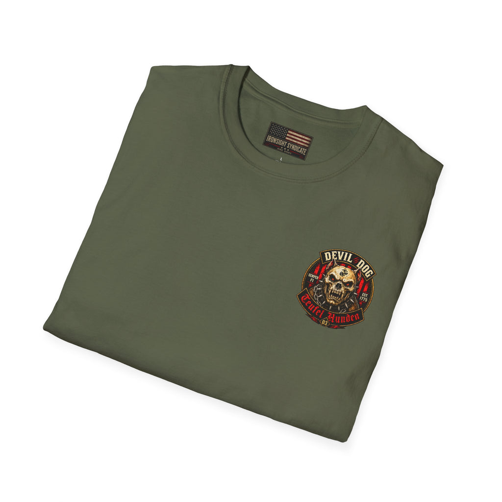 Devil Dog, Teufel Hunden Marine Corps T-Shirt