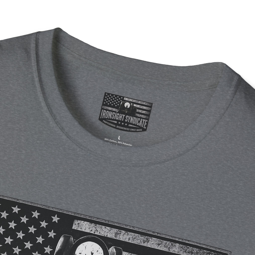 Send it 240B Gunner T-Shirt | Patriotic Military Graphic Tee for Veterans & Patriots, Adult (13 and up), unisex