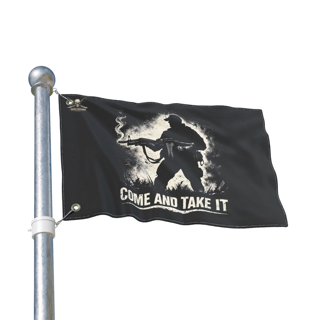 Come and Take It, Battle of Gonzalez, TX Flag — | Patriotic War Banner for Veterans & Patriots