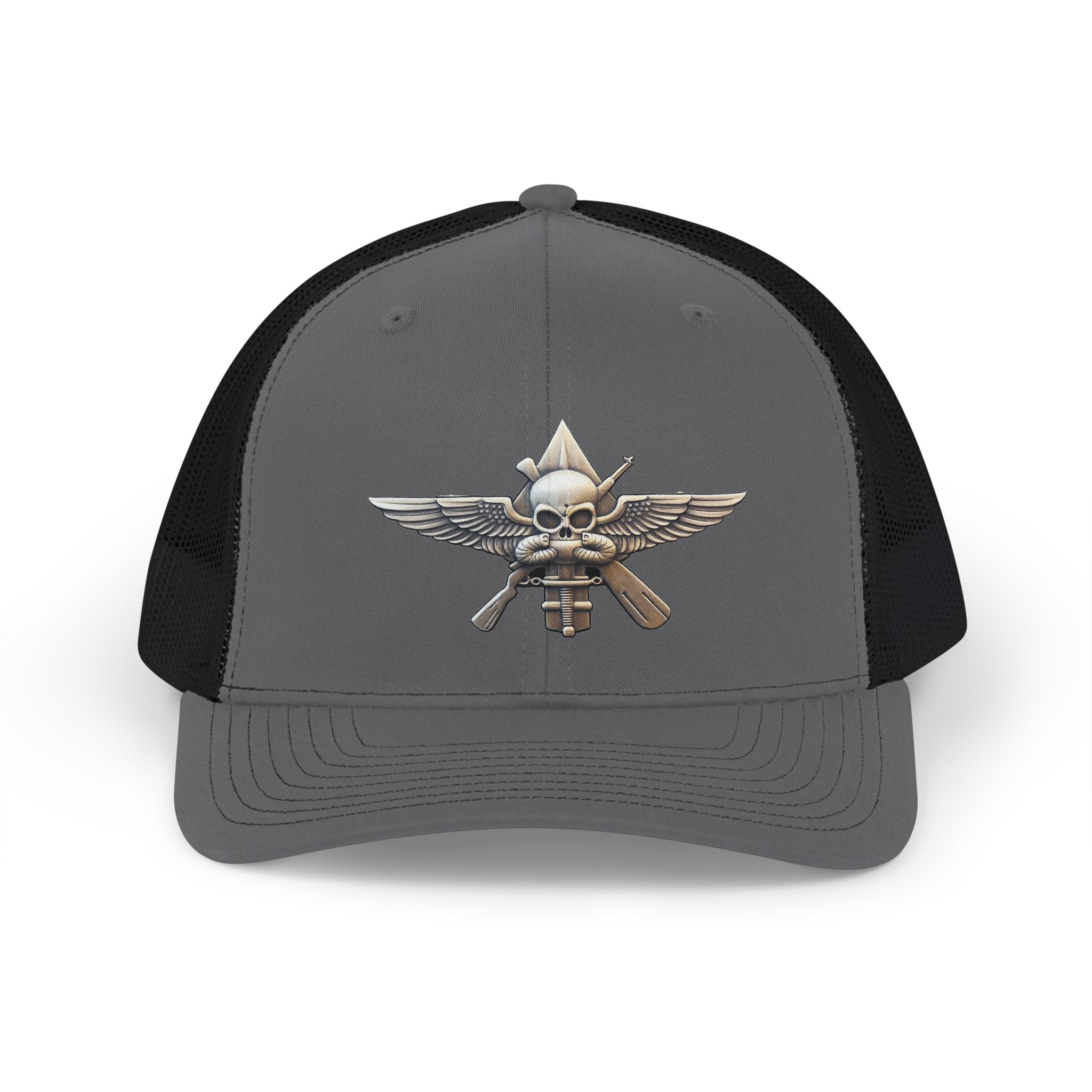 MARSOC Operator Trucker Cap - Vintage Military Snapback Hat