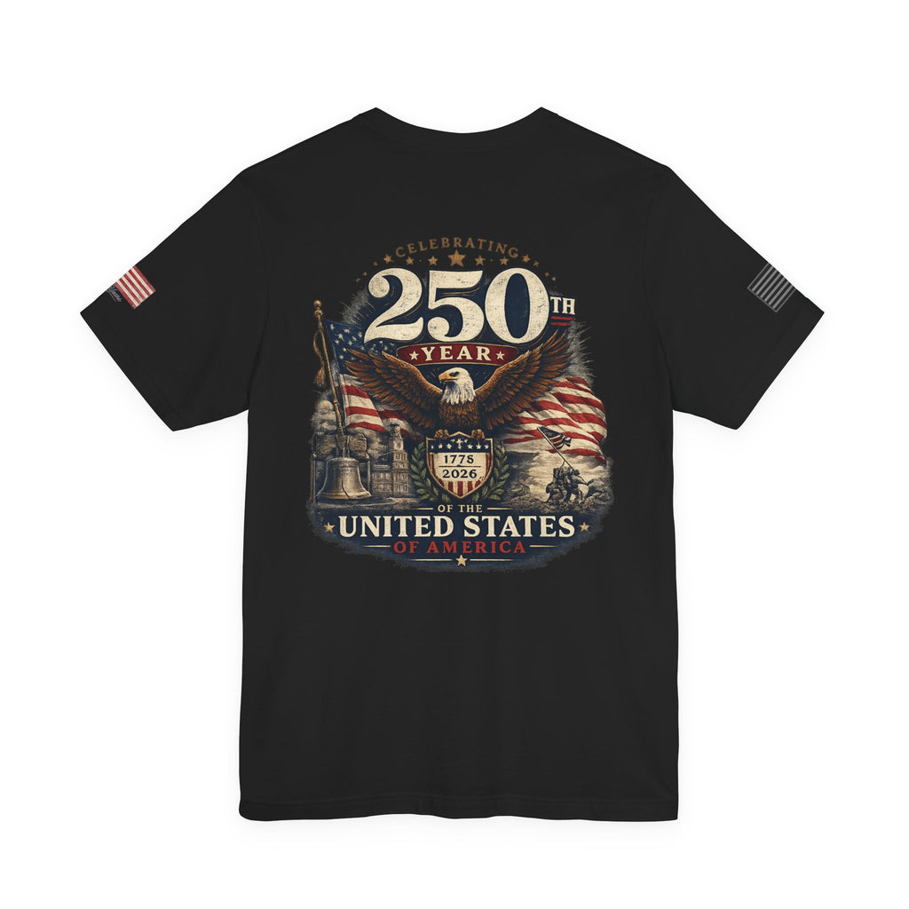 America 250th Anniversary T-Shirt | Patriotic Eagle & American Flag Shirt | 1776-2026 United States Tee