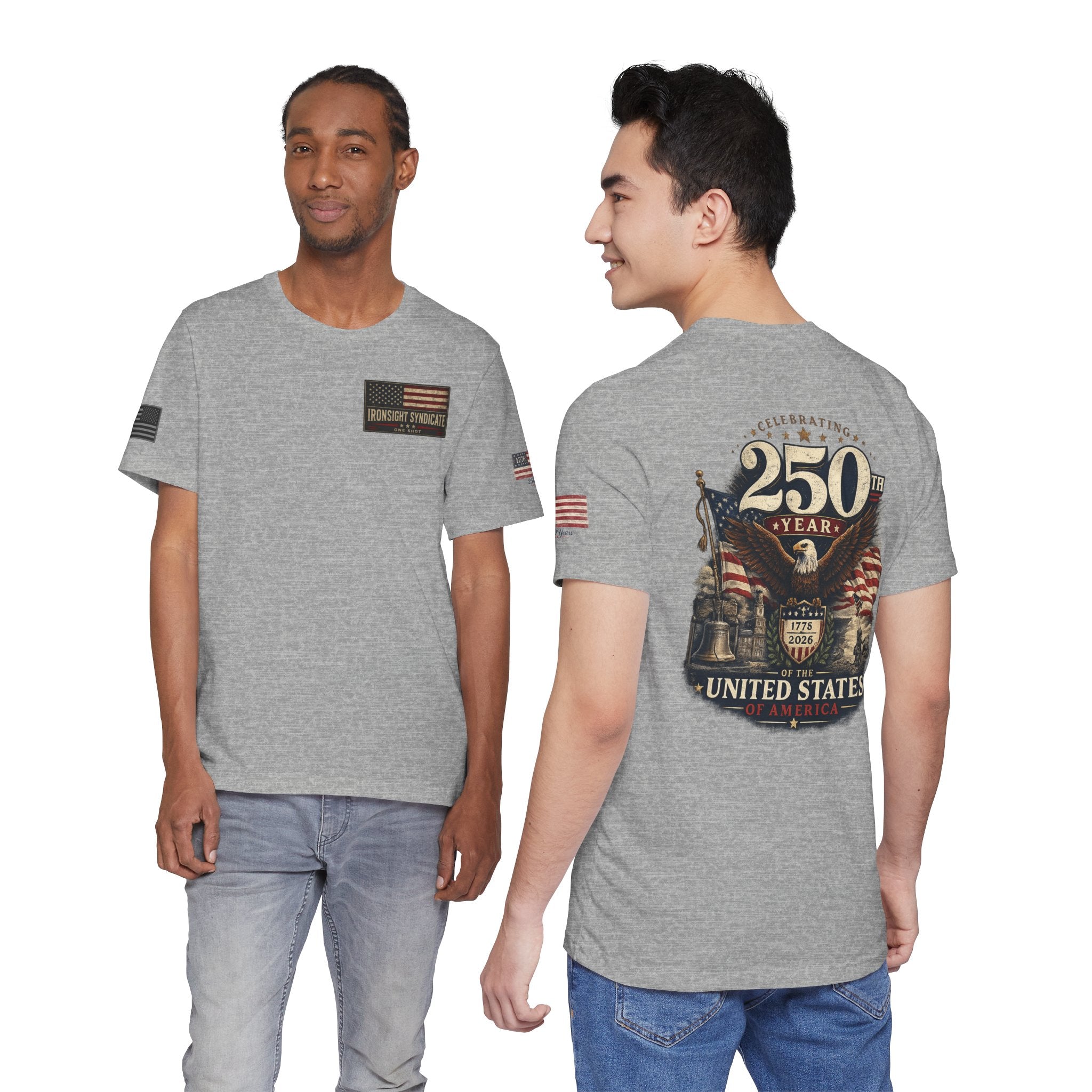 America 250th Anniversary T-Shirt | Patriotic Eagle & American Flag Shirt | 1776-2026 United States Tee