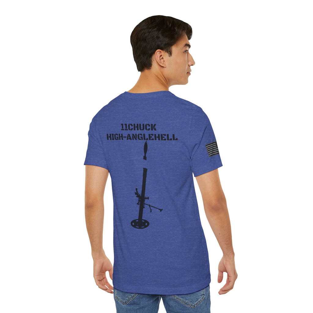 11Chuck Indirect Fire Infantryman Inspired Patriotic T-Shirt
