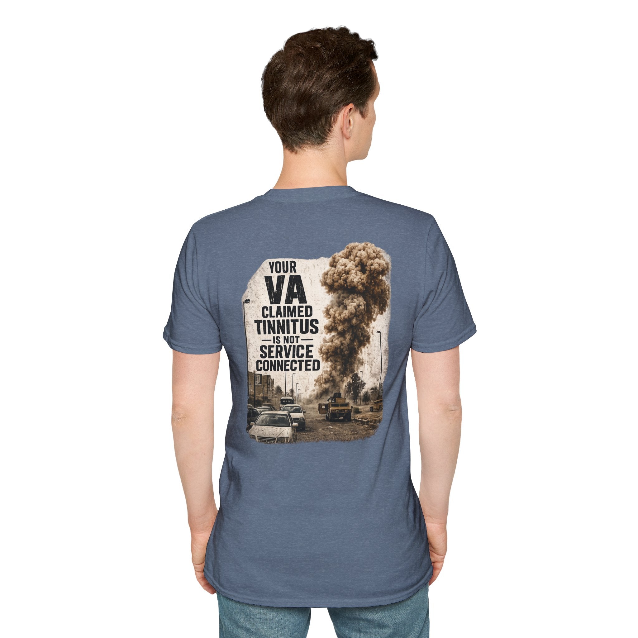 VA Tinnitus Claim is Not Service Connected T-Shirt | Ironsight Syndicate