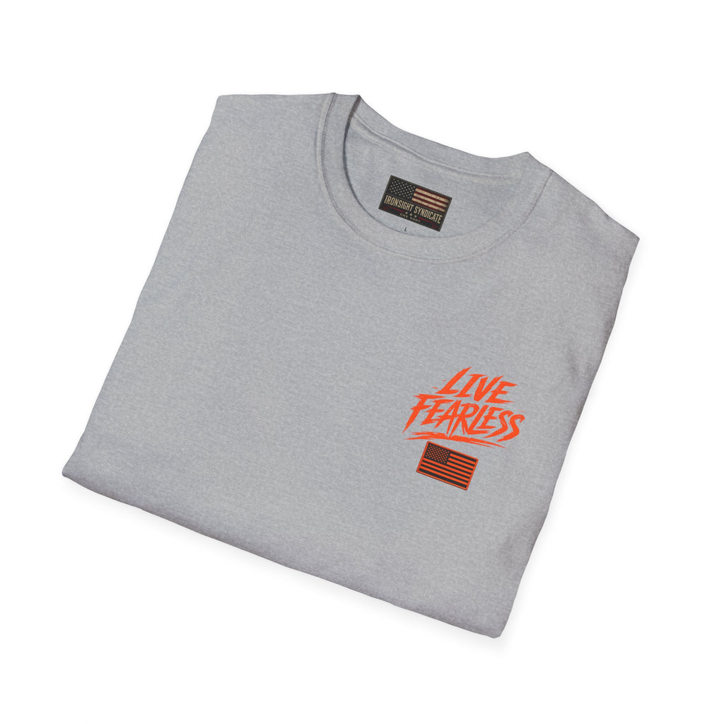 Live Fearless Military-Inspired Graphic T-Shirt | Ironsight Syndicate