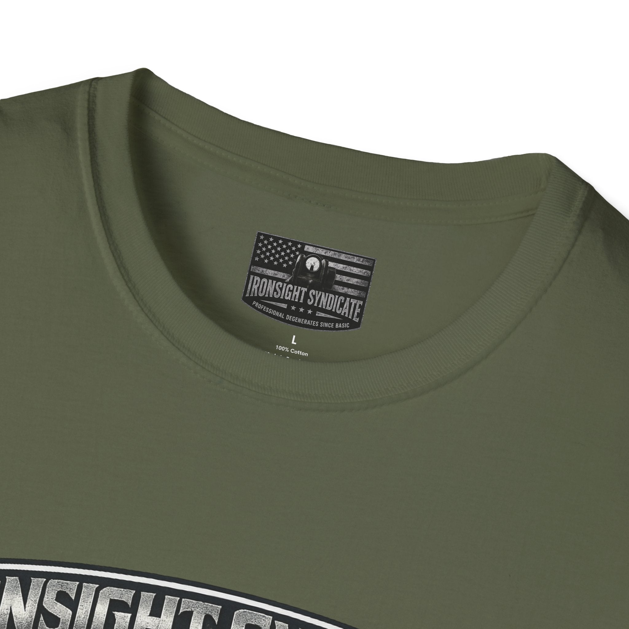Red White and Blue Ironsight Syndicate T-Shirt, Adult (13 and up), unisex