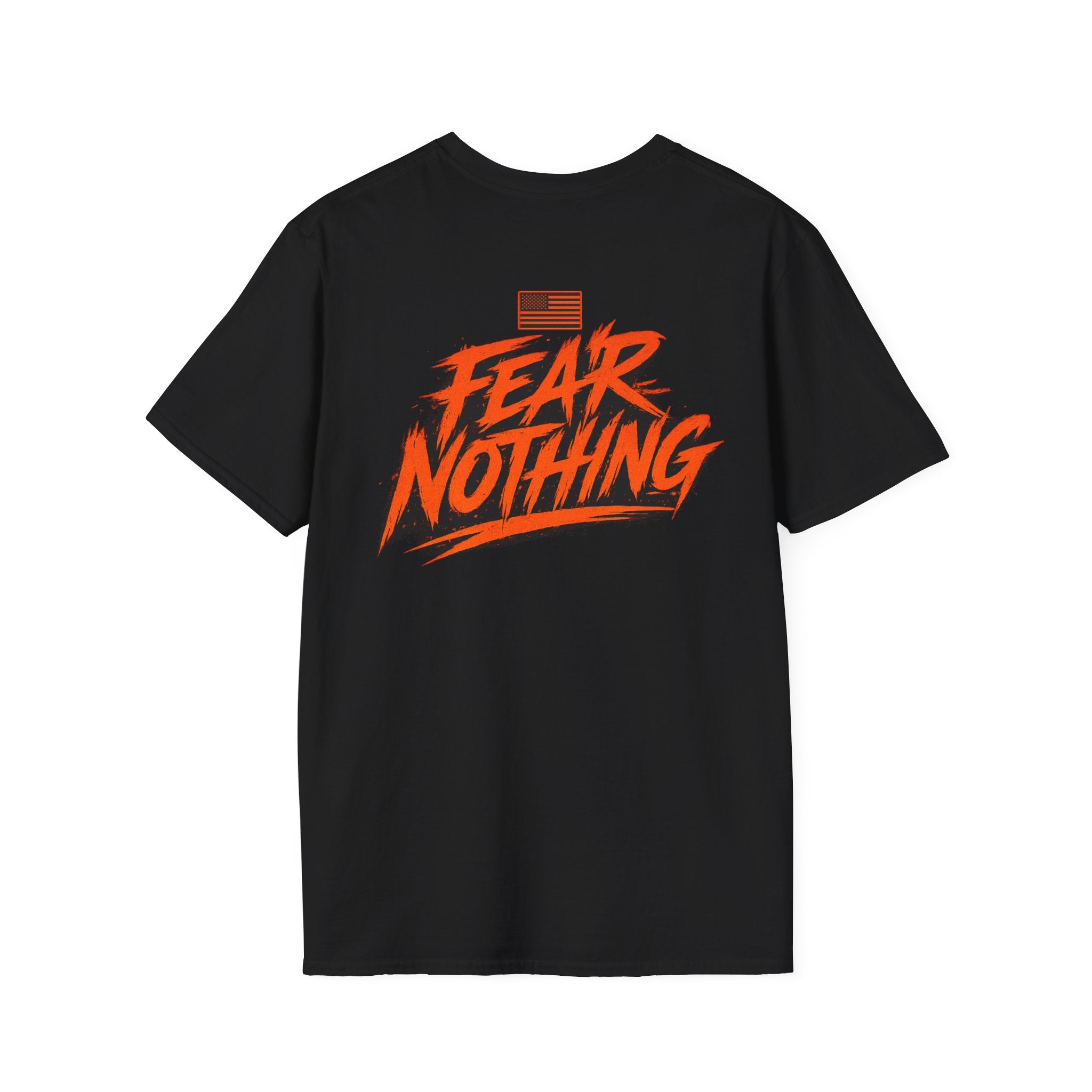 Fear Nothing (Orange) Military-Inspired Graphic T-Shirt | Ironsight Syndicate