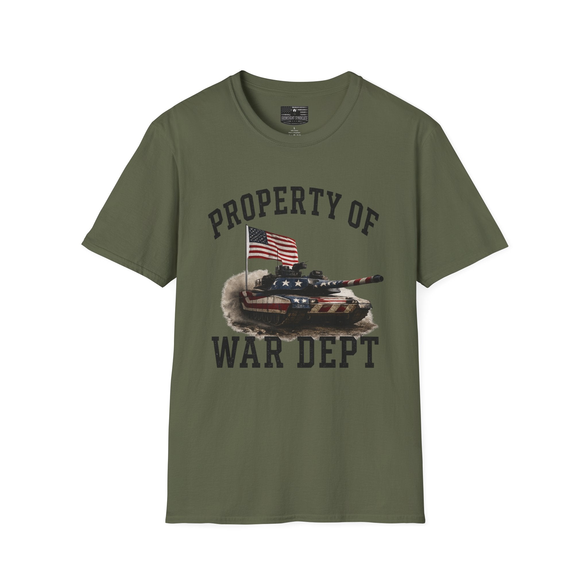 War Dept Athletic T-Shirt | Patriotic Military Training Tee for Veterans & Patriots, Adult (13 and up), unisex
