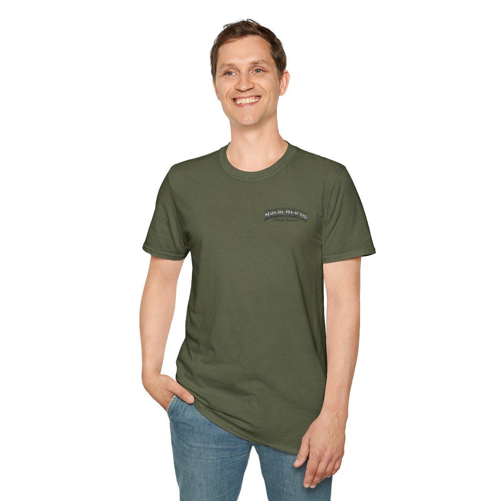 Breacher Up Red While and  Blue T-Shirt, Adult (13 and up), unisex | Patriotic Military Graphic Tee for Veterans & Patriots, Adult (13 and up), unisex