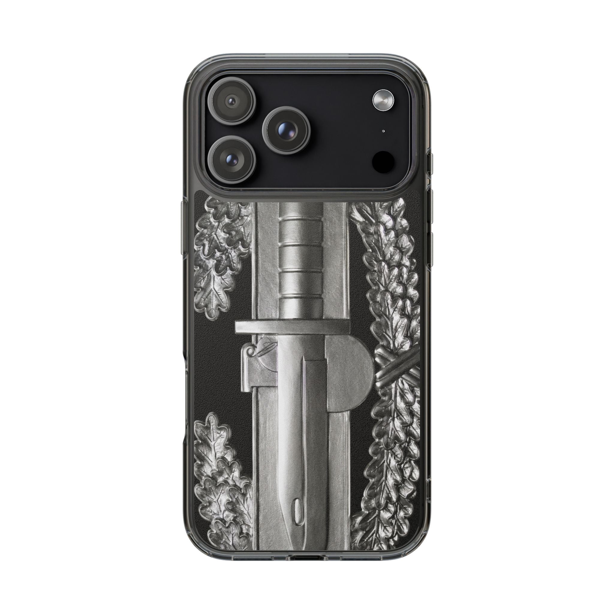 Army Combat Action Badge Clear Impact-Resistant Phone Case