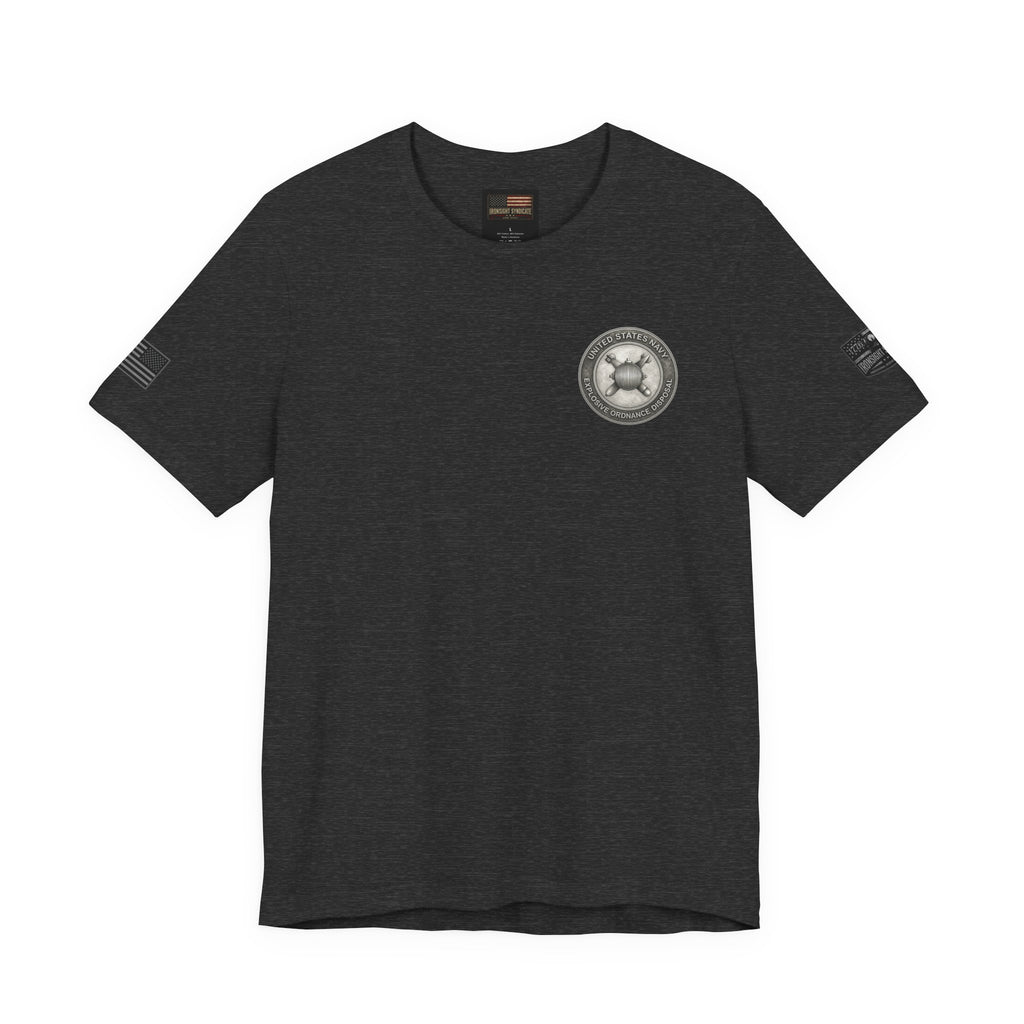 US Navy Master EOD Tech T-Shirt | Patriotic Tee for Veterans, Adult (13 and up), unisex